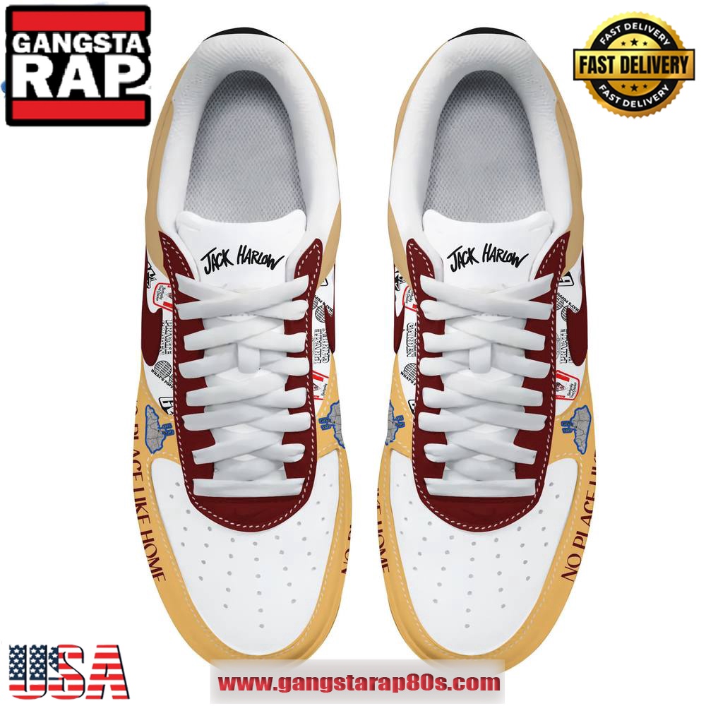 Jack Harlow No Place Like Home Limited Edition Air Force 1 Running Sneakers Shoes