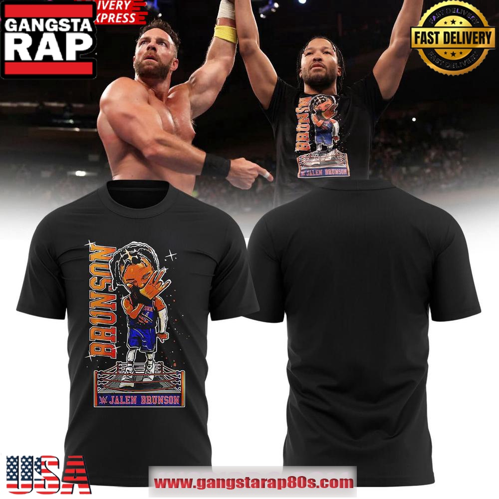 Jalen Brunson 2025 WWE x New York Knicks Unisex T-Shirt