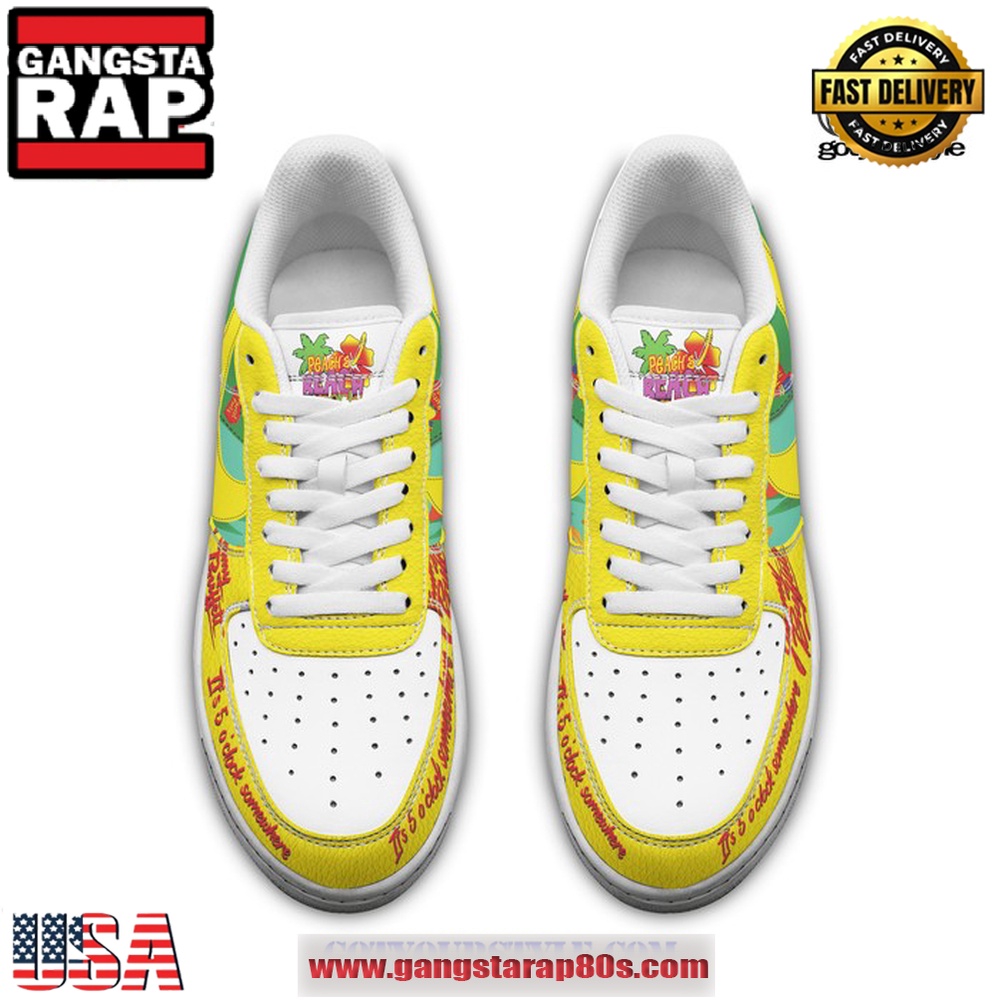 Jimmy Buffett Margaritaville Air Force 1 Running Sneakers Shoes