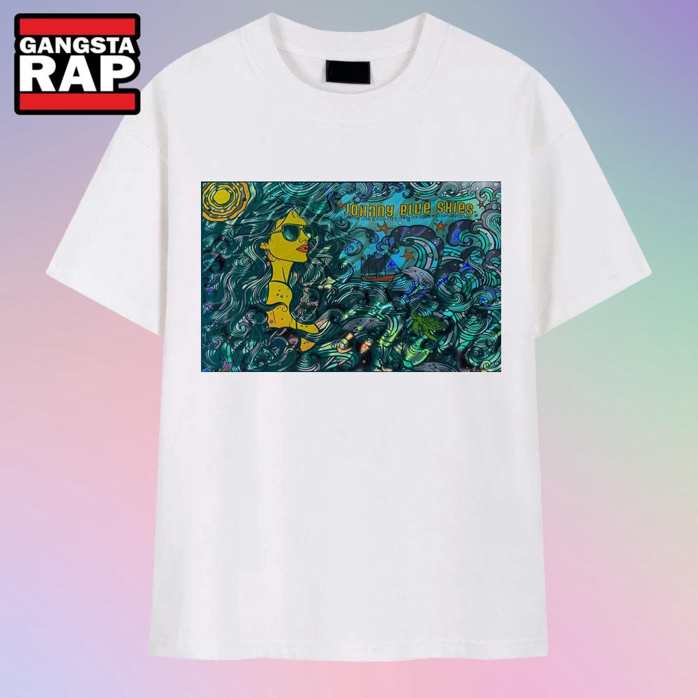 Johnny Blue Skies Credit One Stadium Charleston, SC May 23 2025 Tour T Shirt Johnny Blue Skies Credit One Stadium Charleston, SC May 23 2025 Tour T Shirt