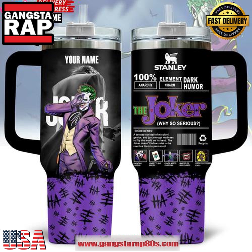 Joker Why So Serious Special Edition Stanley Tumbler Cup