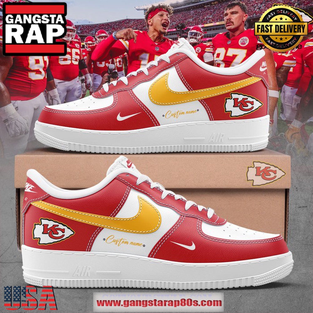 Kansas City Chiefs Custom Name For Fans Limited Edition Air Force 1 Running Sneakers Shoes