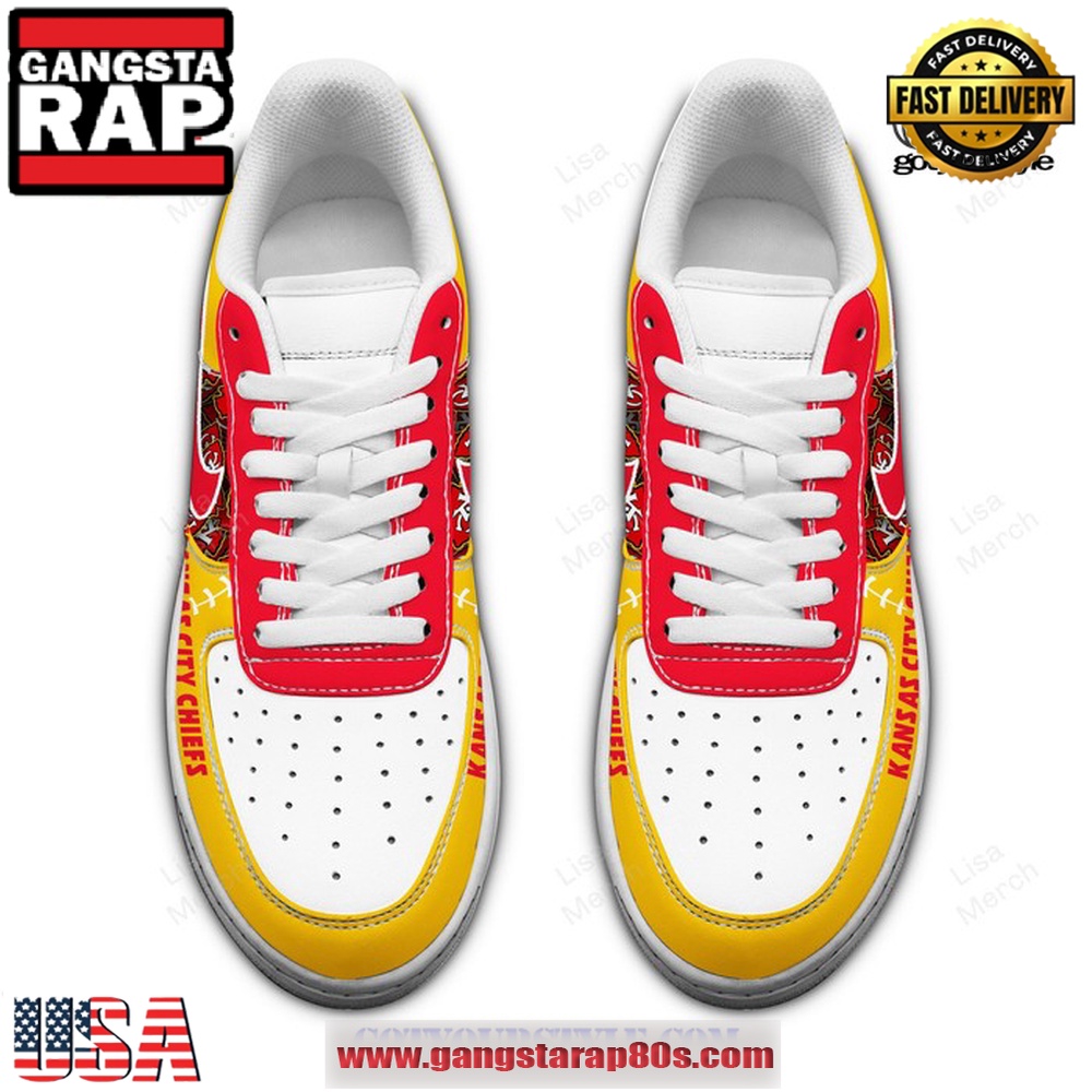 Kansas City Chiefs Go Chiefs 2024 Limited Air Force 1 Running Sneakers Shoes Kansas City Chiefs Go Chiefs 2024 Limited Air Force 1 Running Sneakers Shoes