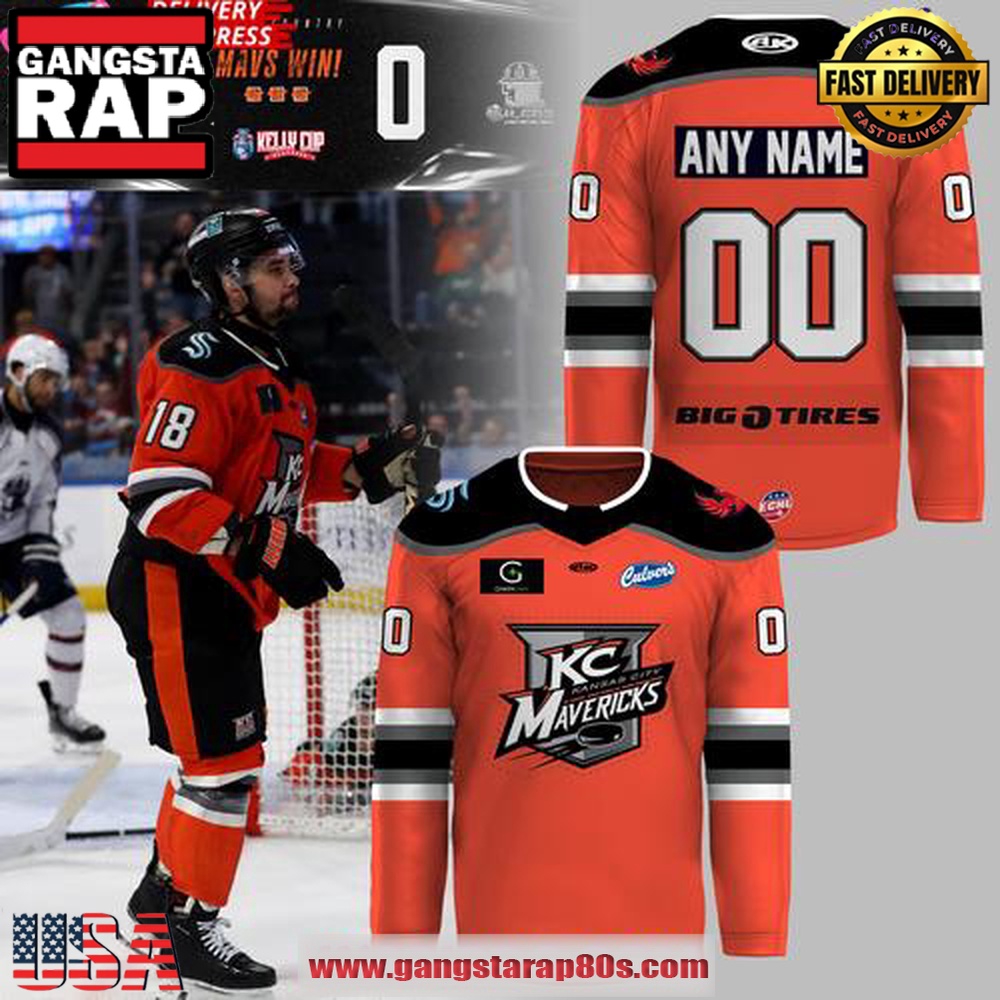 Kansas City Mavericks 2025 Kelly Cup Playoffs Official Custom Hockey Jersey