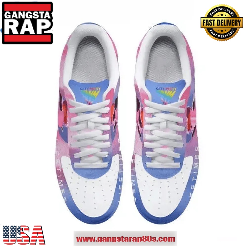 Katy Perry The Lifetimes Tour 2025 Air Force 1 Running Sneakers Shoes