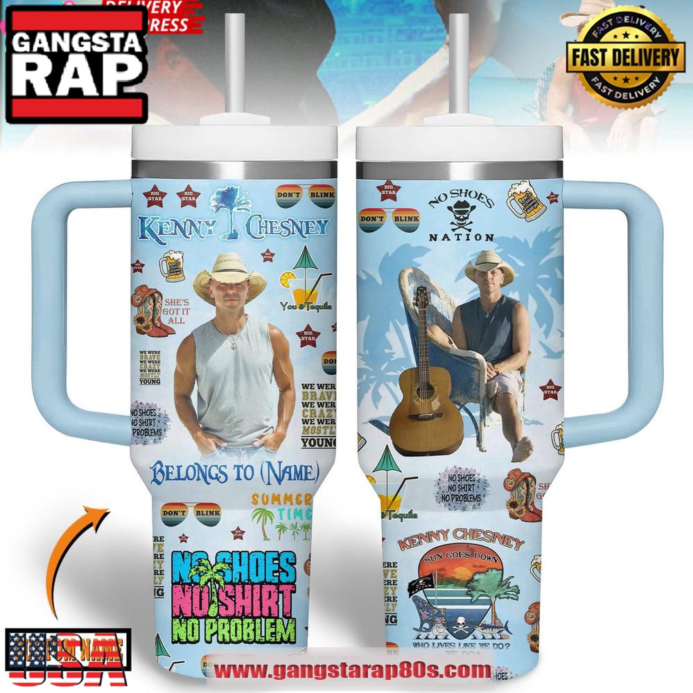 Kenny Chesney No Shoes Nation Stanley Tumbler Cup