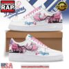 LA Dodgers Cherry Blossom Japanese Limited Edition Air Force 1 Running Sneakers Shoes
