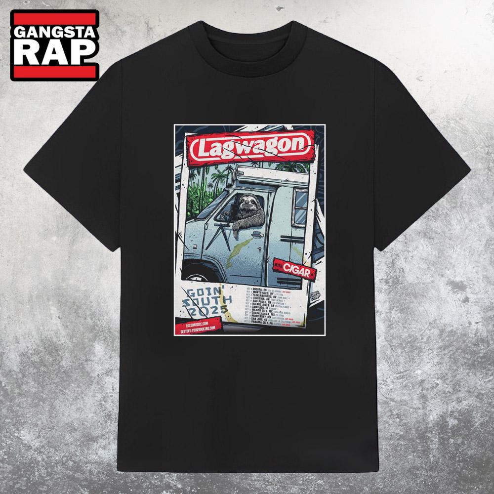 Lagwagon Goin’ South Tour 2025 T Shirt