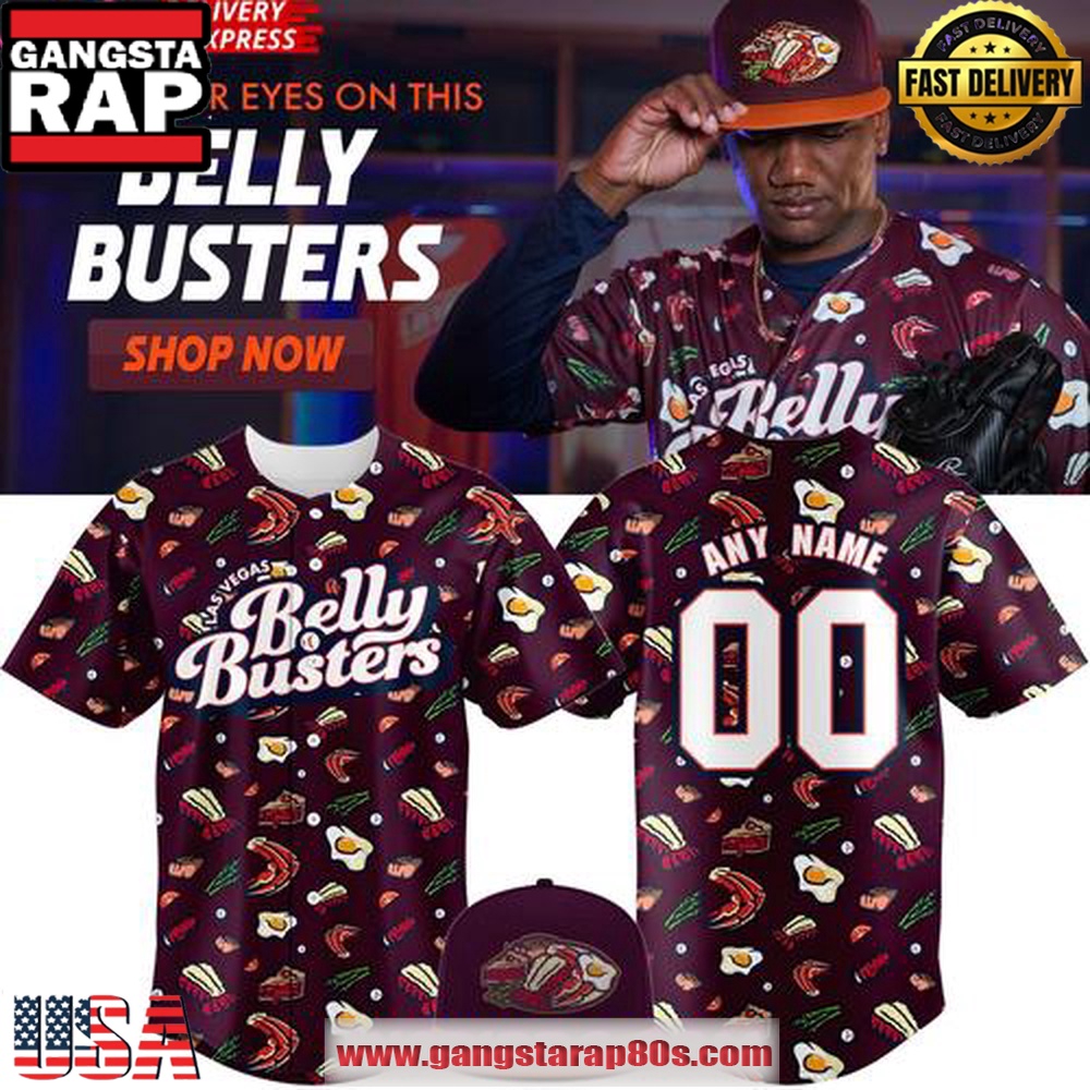 Las Vegas Aviators x Belly Busters 2025 Custom Baseball Jersey Shirt Las Vegas Aviators x Belly Busters 2025 Custom Baseball Jersey Shirt