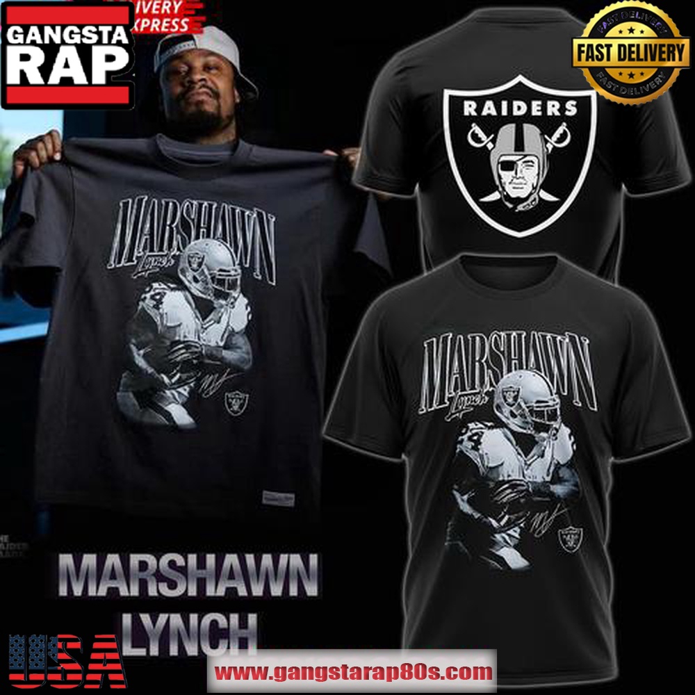 Las Vegas Raiders Marshawn lynch 2025 Limited Edition Unisex T Shirt
