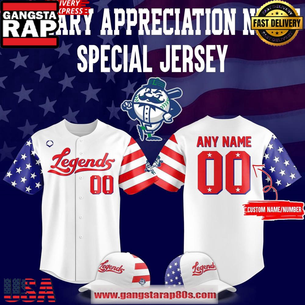 Lexington Legends Military Appreciation Night 2025 Baseball Jersey Shirt