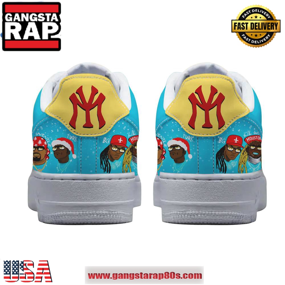 Lil Wayne Weezyana Fest 504 Limited Edition Air Force 1 Running Sneakers Shoes Lil Wayne Weezyana Fest 504 Limited Edition Air Force 1 Running Sneakers Shoes