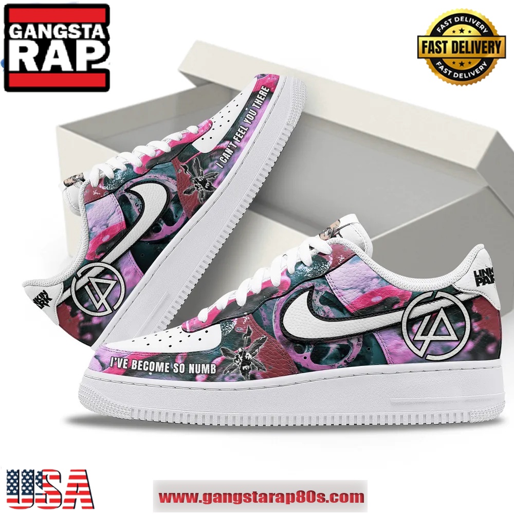 Linkin Park Numb Encore Limited Edition Air Force 1 Running Sneakers Shoes