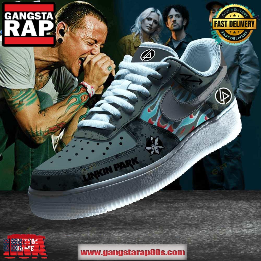 Linkin Park Special Edition Air Force 1 Running Sneakers Shoes