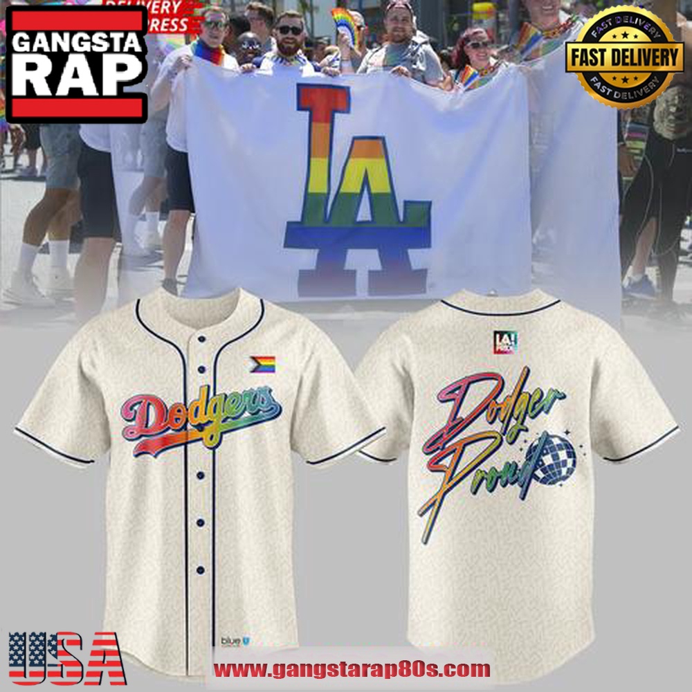 Los Angeles Dodgers Pride Night 2025 Proud Jersey Los Angeles Dodgers Pride Night 2025 Proud Jersey