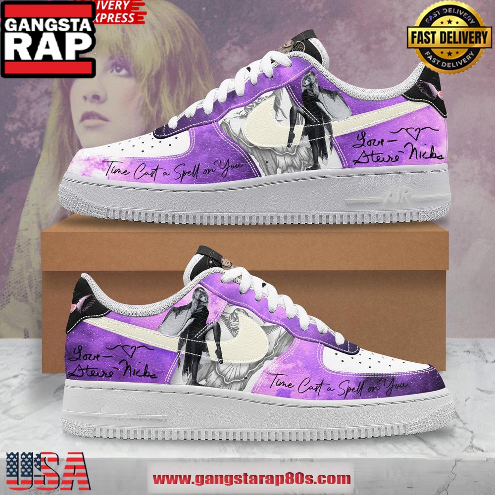 Love Stevie Nicks Limited Edition Air Force 1 Sneakers Shoes