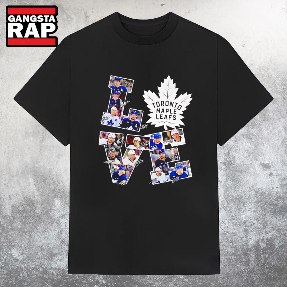 Love Toronto Maple Leafs Players Signature T Shirt