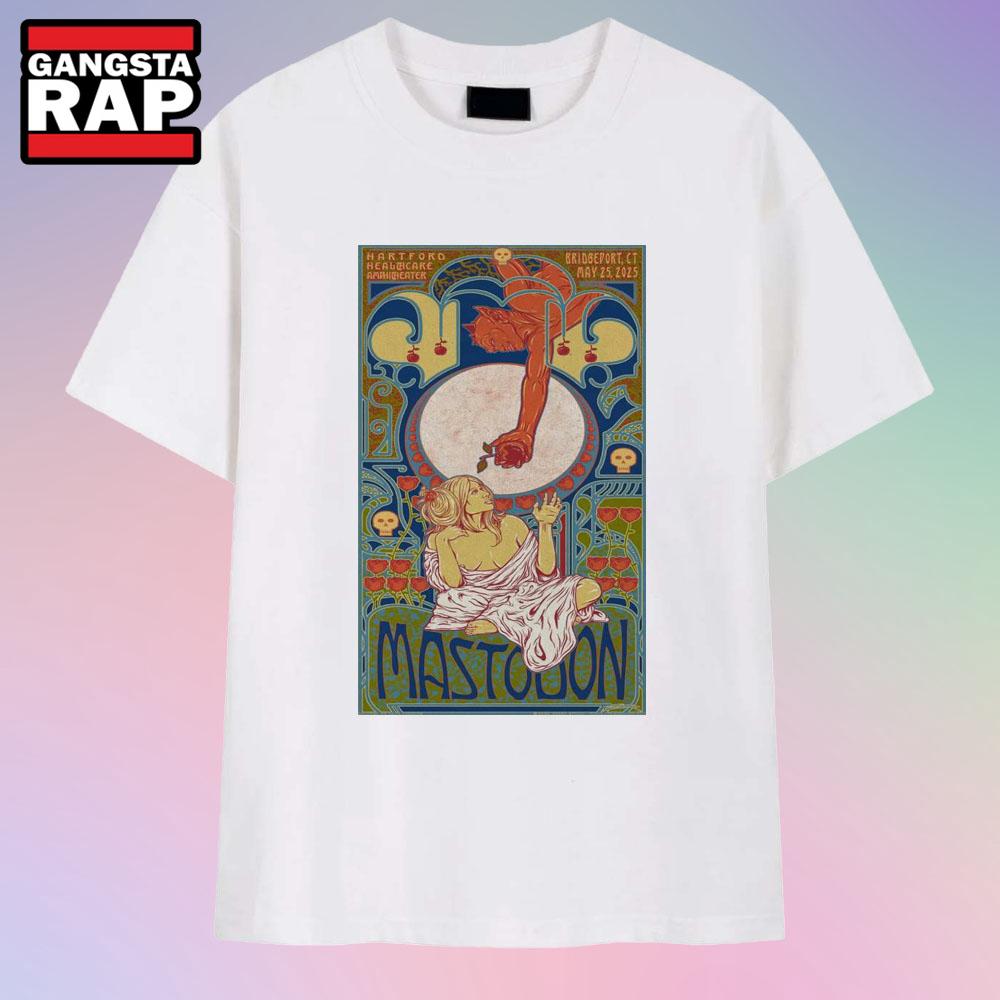Mastodon Hartford HealthCare Amphitheater Bridgeport, CT May 25 2025 Show T Shirt