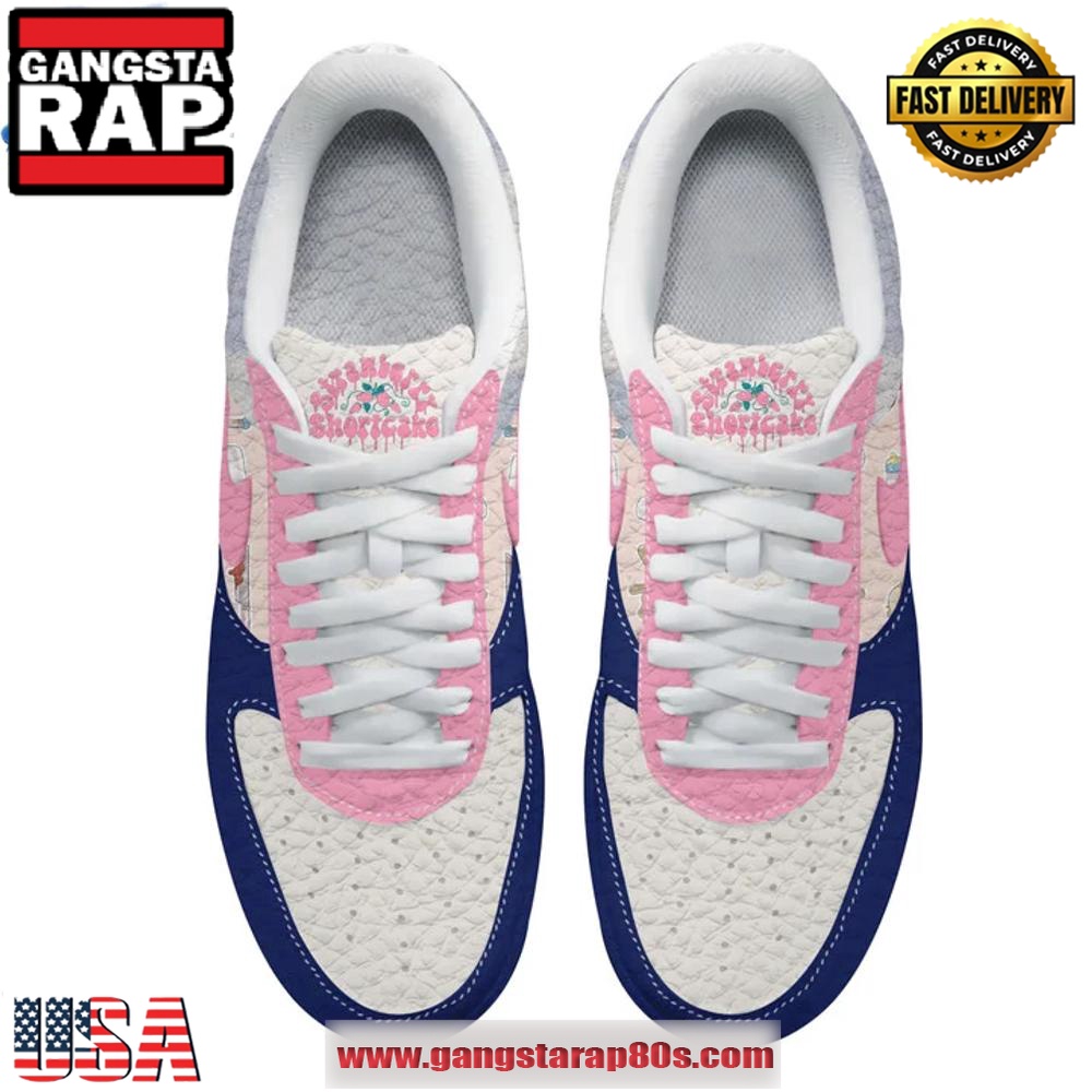 Melanie Martinez Strawberry Shortcake Air Force 1 Running Sneakers Shoes Melanie Martinez Strawberry Shortcake Air Force 1 Running Sneakers Shoes