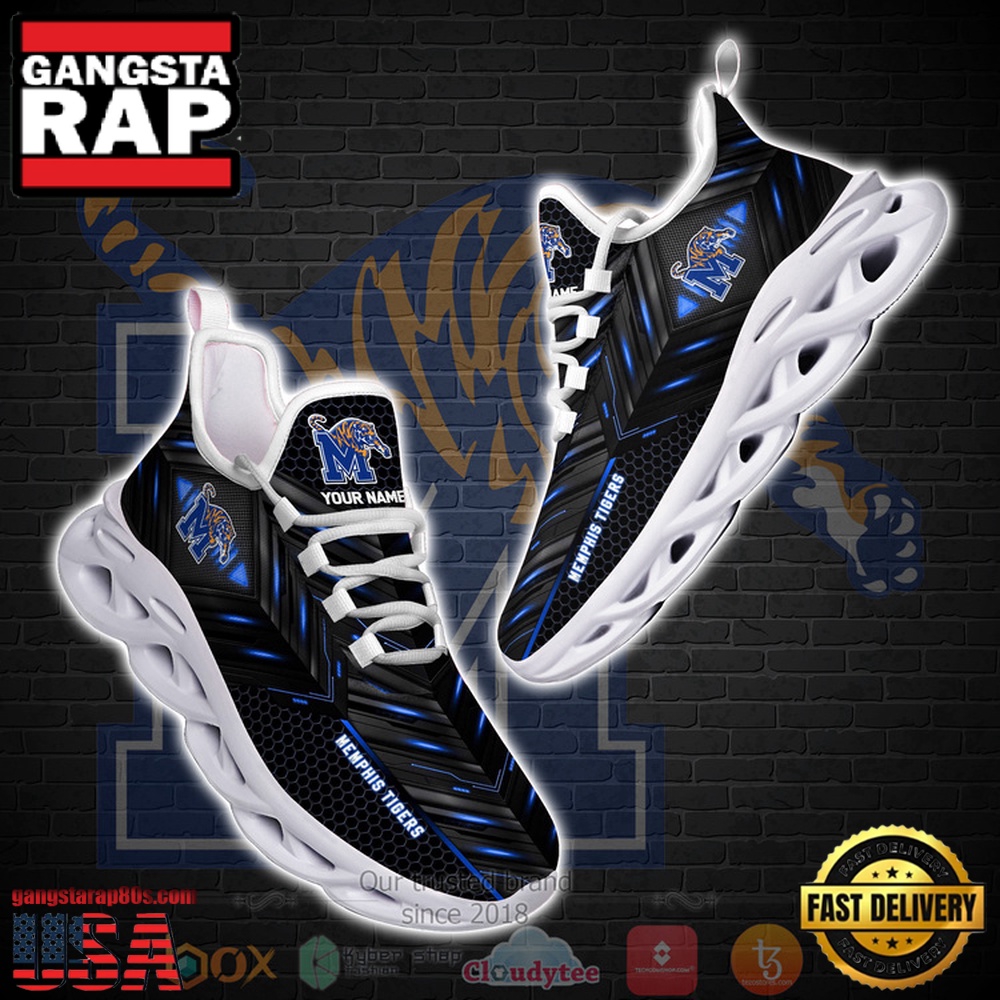 Memphis Tigers Custom Name Clunky Unique Design Max Soul Shoes Running Sneakers
