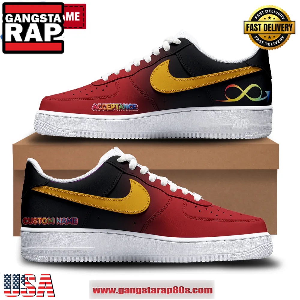 Miami Heat x To The Max Foundation Air Force 1 Running Sneakers Shoes