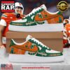 Miami Hurricanes Miami Girl Air Force 1 Running Sneakers Shoes