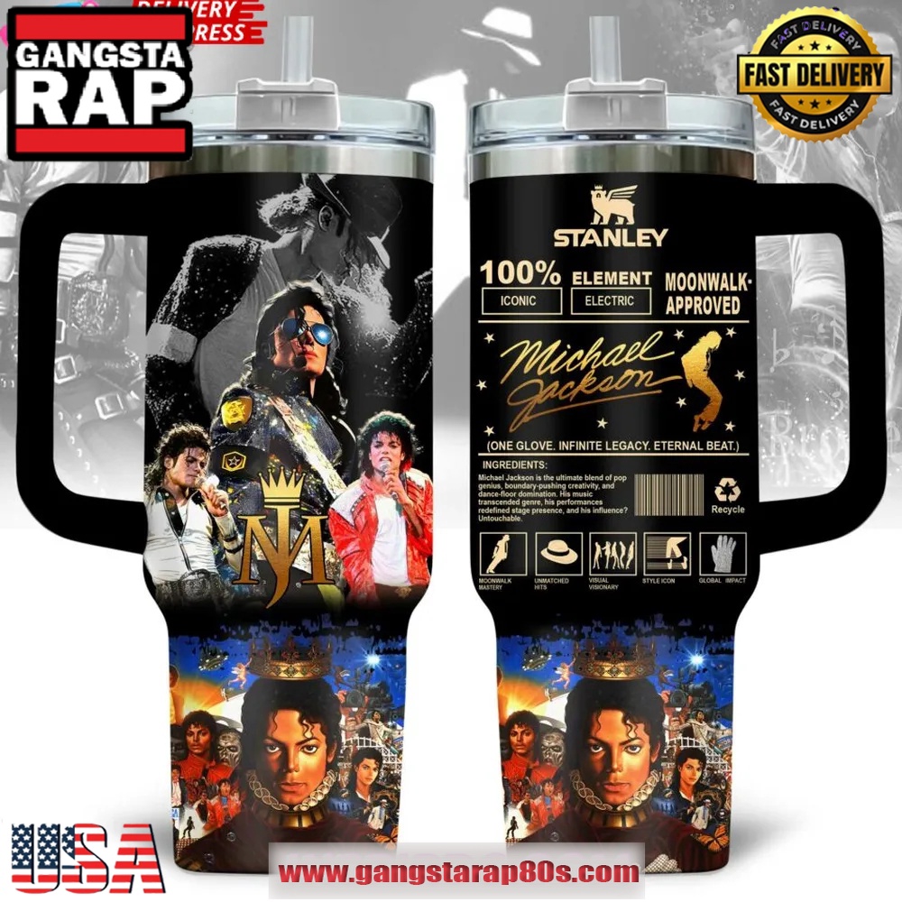 Michael Jackson Moonwalk Special Stanley Tumbler Cup