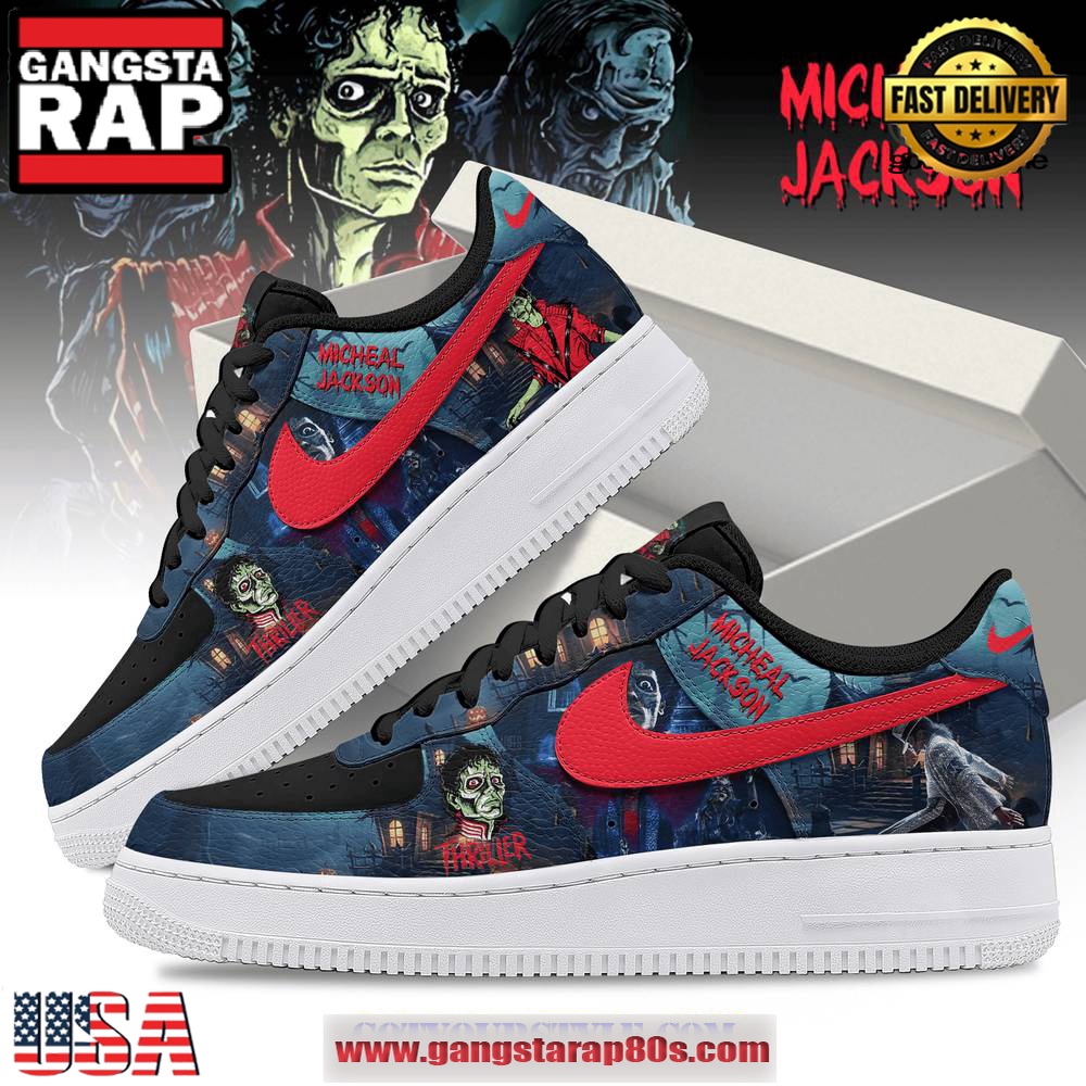 Michael Jackson Thriller Limited Edition Air Force 1 Running Sneakers Shoes