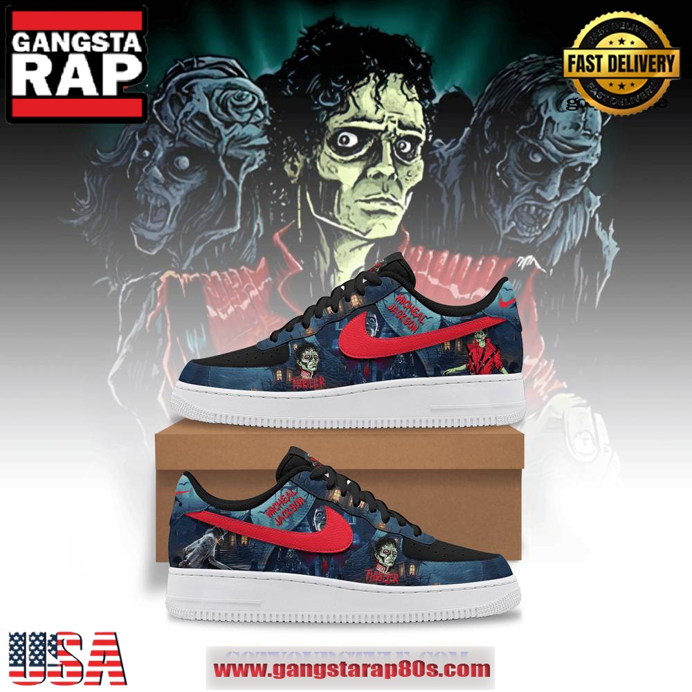 Michael Jackson Thriller Limited Edition Air Force 1 Running Sneakers Shoes