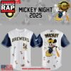 Milwaukee Brewers Mickey Mouse Night 2025 Baseball Jersey Shirt 3 Milwaukee Brewers Mickey Mouse Night 2025 Baseball Jersey