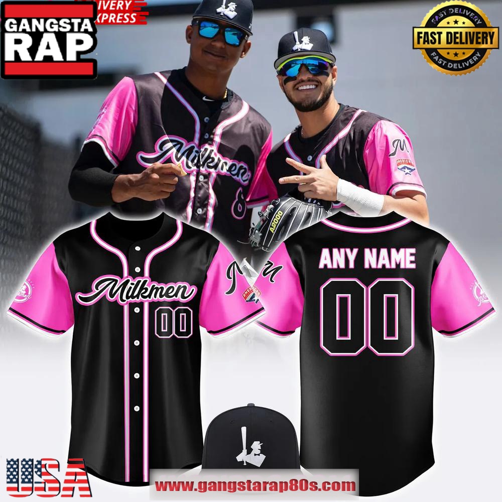 Milwaukee Milkmen Milkmen Roc’N Pink 2025 Limited Baseball Jersey