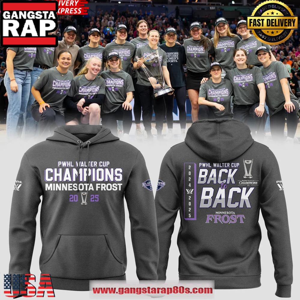 Minnesota Frost PWHL Walter Cup Champions 2025 All Over Print Hoodie Minnesota Frost PWHL Walter Cup Champions 2025 All Over Print Hoodie
