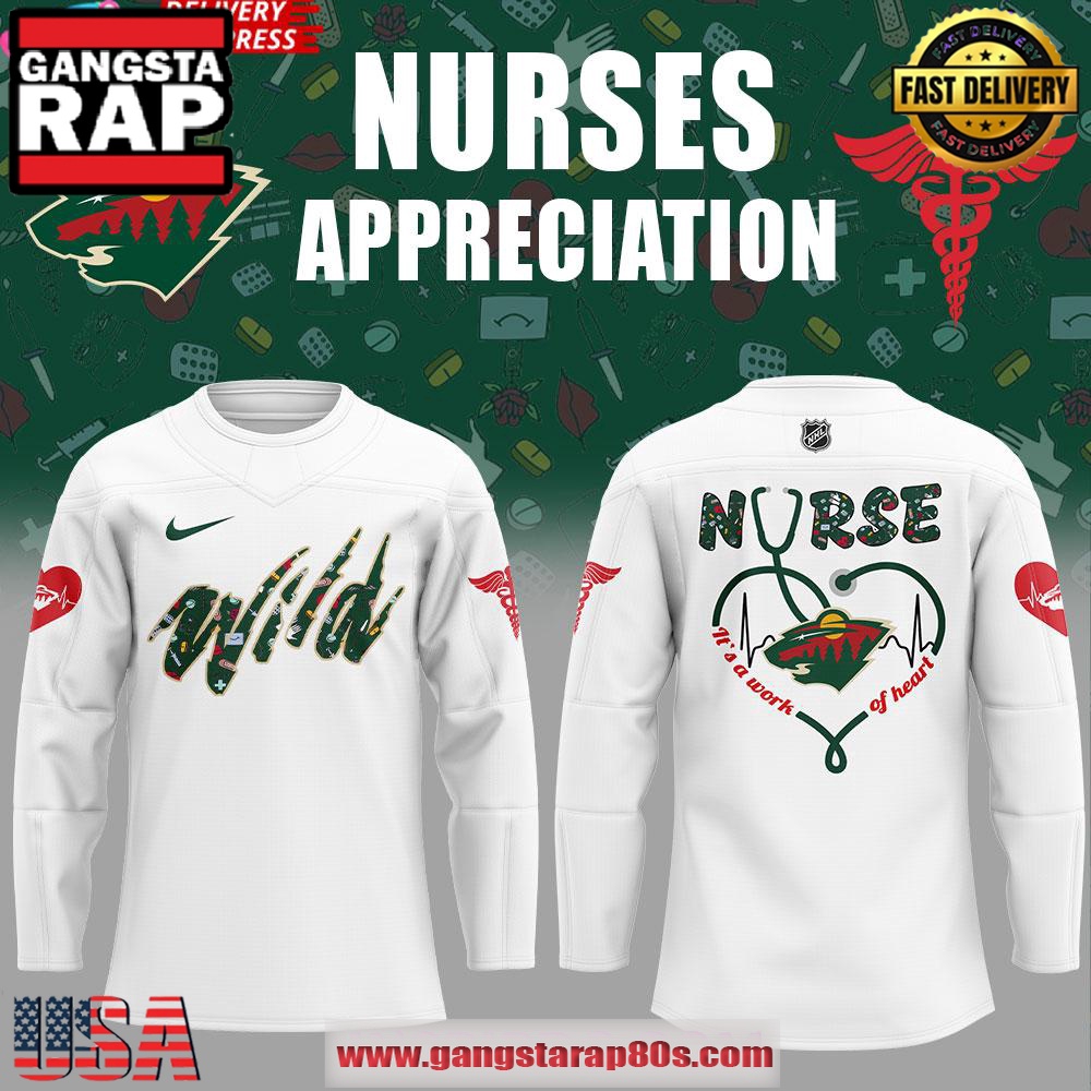 Minnesota Wild Nurses Appreciation 2025 Limited Edition Hockey Jersey