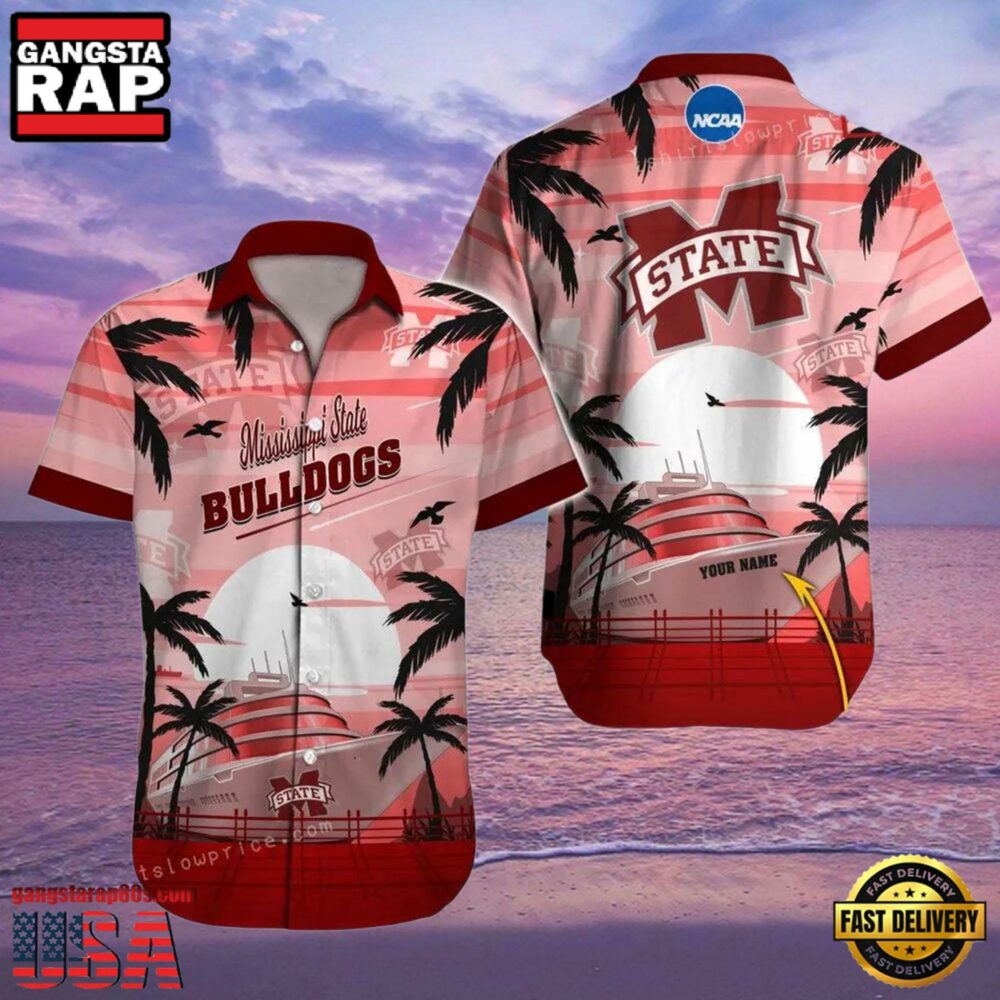 Mississippi State Bulldogs NCAA Hawaiian Shirt Personalized Hawaiian Shirt Cheap