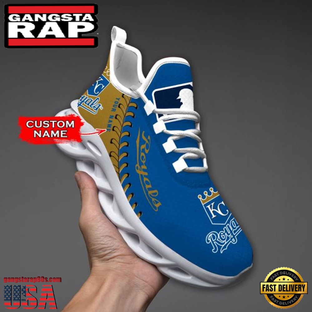 MLB Kansas City Royals Unique Design Custom Name Max Soul Shoes Running Sneakers MLB Kansas City Royals Unique Design Custom Name Max Soul Shoes Running Sneakers