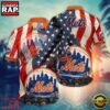 MLB New York Mets American Flags Hawaiian Shirt