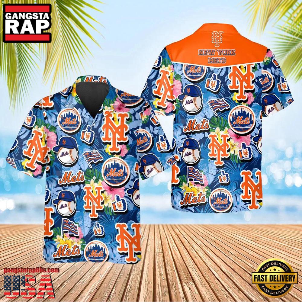 MLB New York Mets Ocean Breeze Hawaiian Shirt For Men Women MLB New York Mets Ocean Breeze Hawaiian Shirt For Men Women