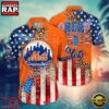MLB New York Mets Red White Hawaiian Shirt