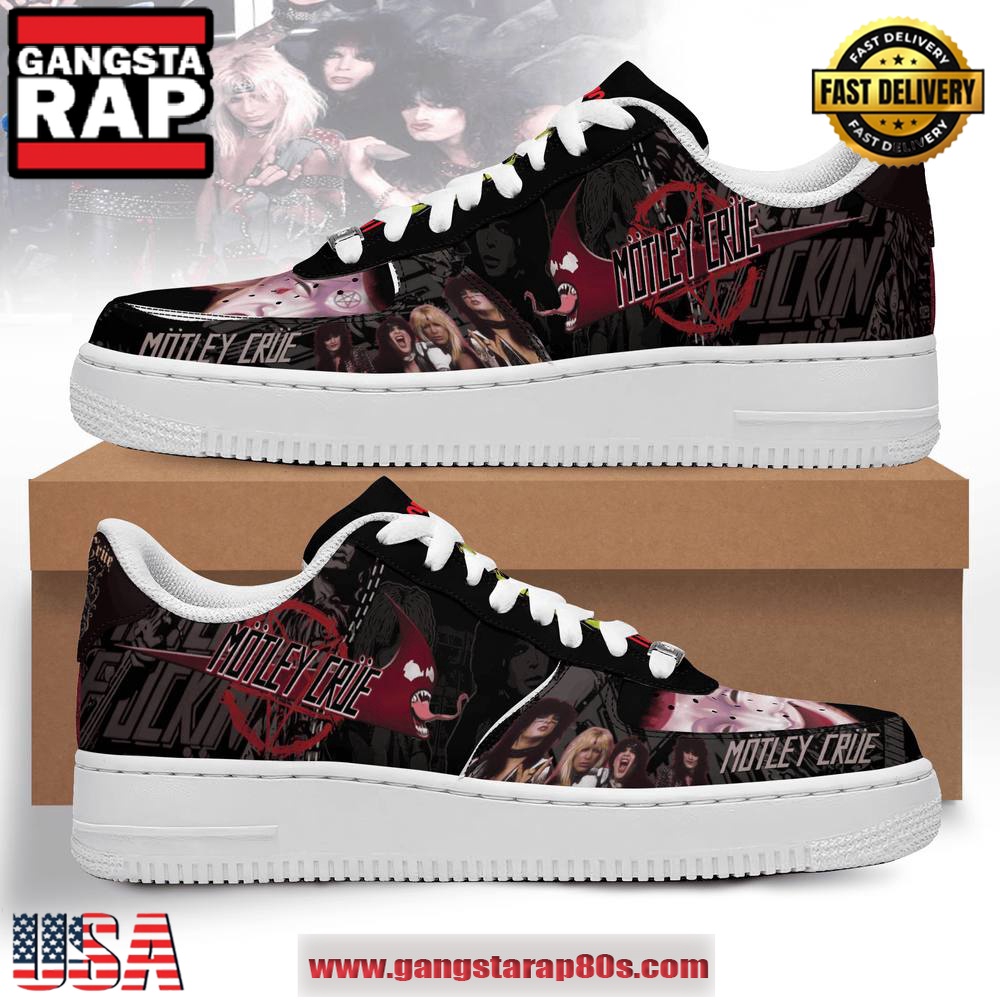 Motley Crue Limited Edition Air Force Sneakers Running Sneakers Shoes