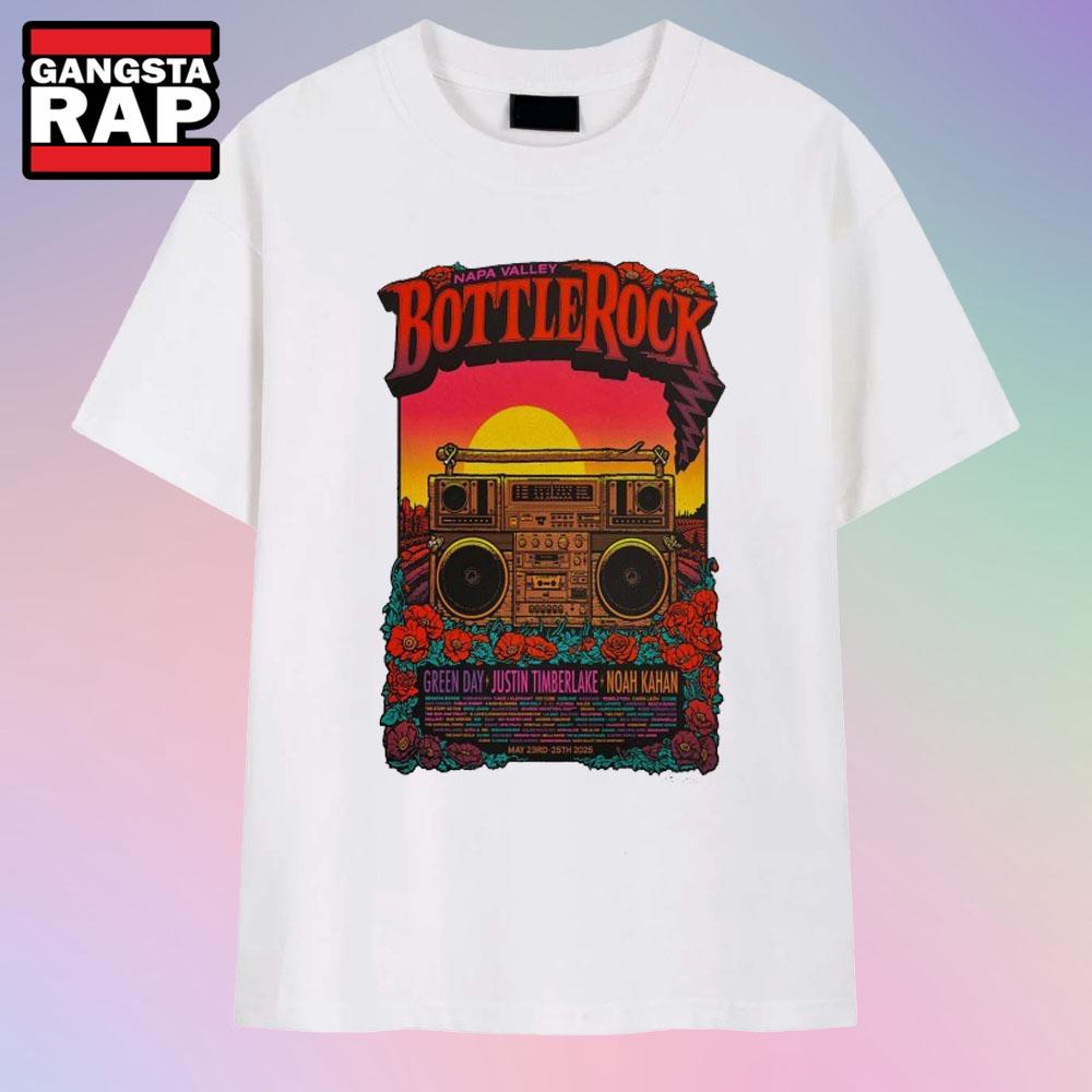 Napa Valley BottleRock Festival 2025 T Shirt