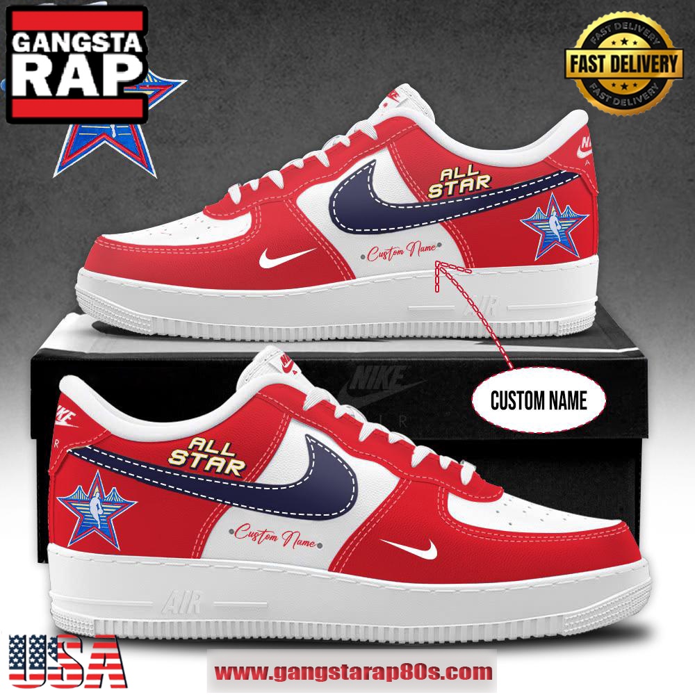 NBA 2025 All Stars Limited Edition Air Force 1 Running Sneakers Shoes