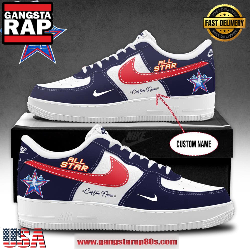 NBA 2025 All Stars Limited Edition Air Force 1 Running Sneakers Shoes