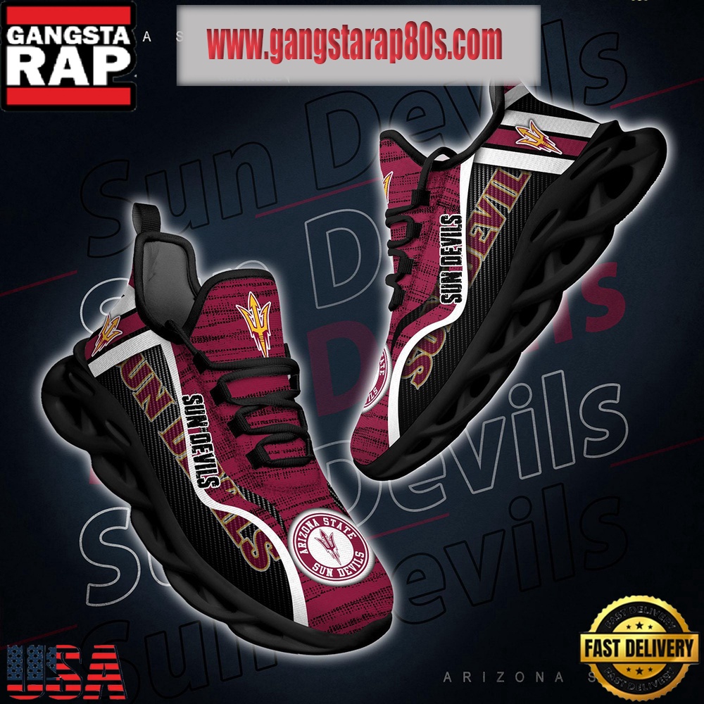 NCAA Arizona State Sun Devils New Design Max Soul Shoes Running Sneakers NCAA Arizona State Sun Devils New Design Max Soul Shoes Running Sneakers