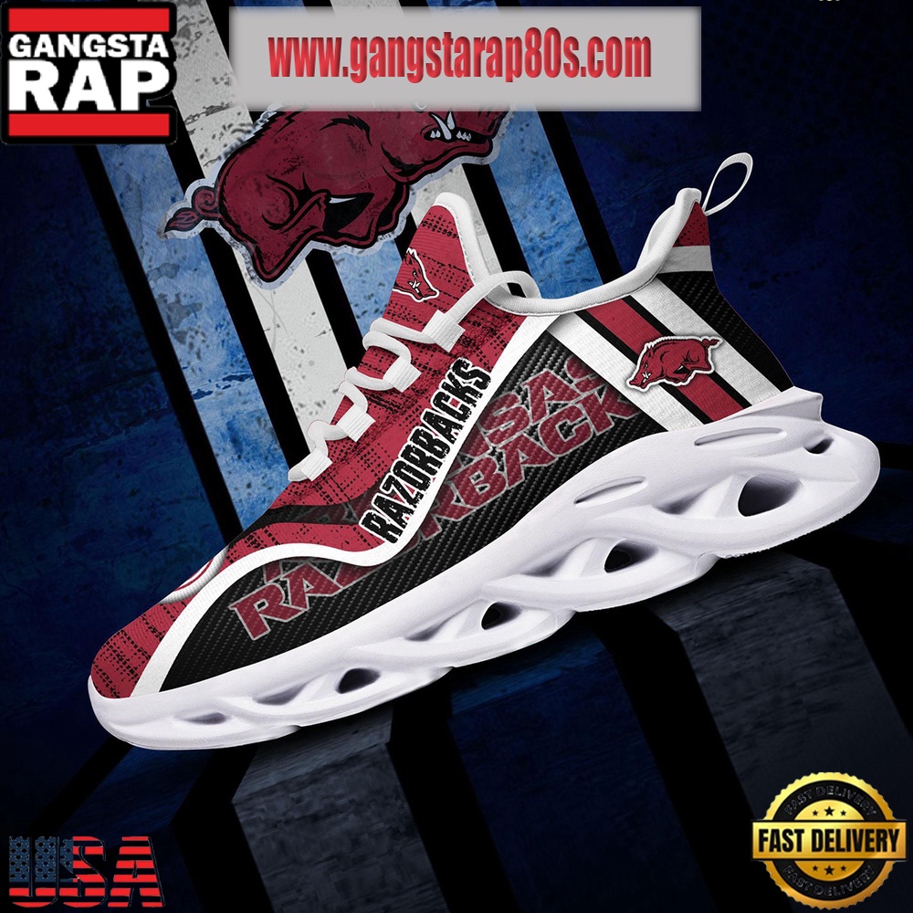NCAA Arkansas Razorbacks New Design Max Soul Shoes Running Sneakers NCAA Arkansas Razorbacks New Design Max Soul Shoes Running Sneakers