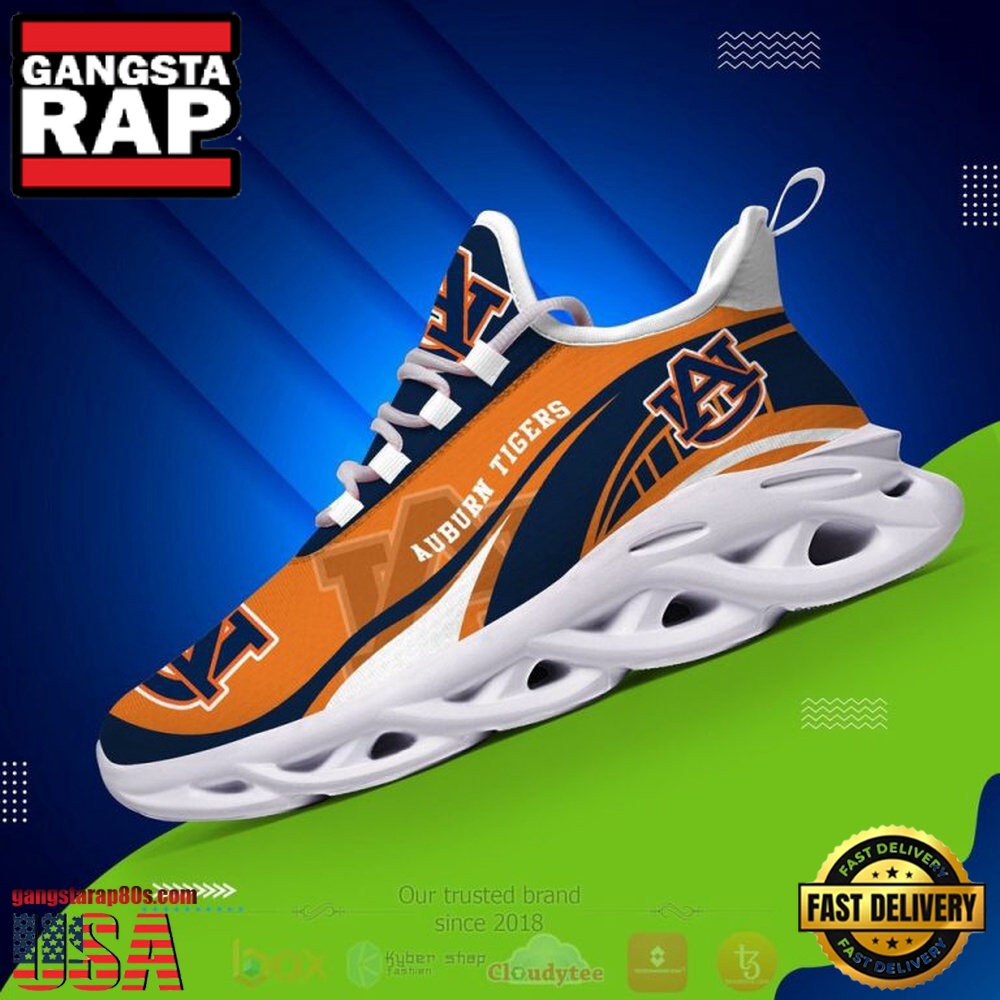 NCAA Auburn Tigers Football Clunky Unique Design Max Soul Shoes Running Sneakers NCAA Auburn Tigers Football Clunky Unique Design Max Soul Shoes Running Sneakers