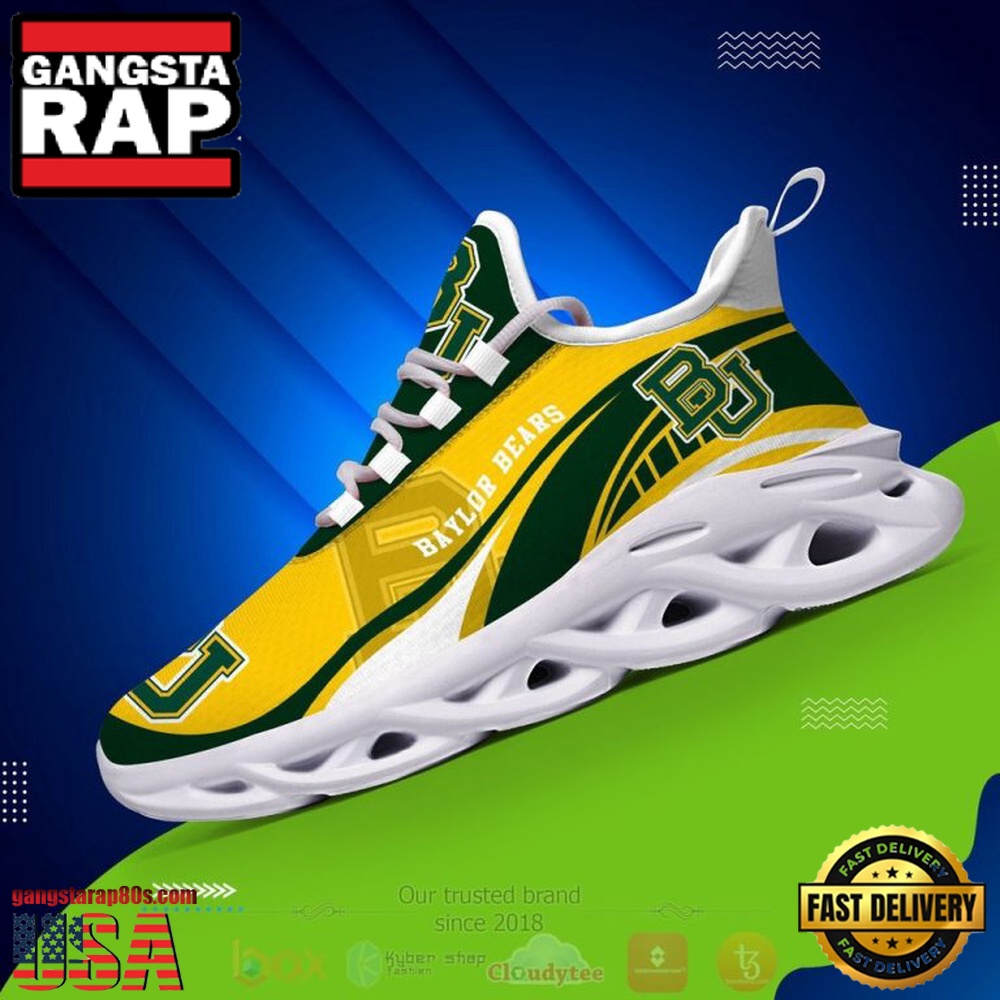NCAA Baylor Bears Football Clunky Unique Design Max Soul Shoes Running Sneakers NCAA Baylor Bears Football Clunky Unique Design Max Soul Shoes Running Sneakers