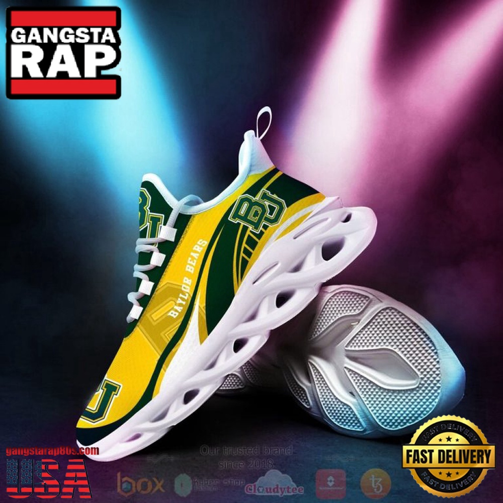 NCAA Baylor Bears Football Clunky Unique Design Max Soul Shoes Running Sneakers NCAA Baylor Bears Football Clunky Unique Design Max Soul Shoes Running Sneakers