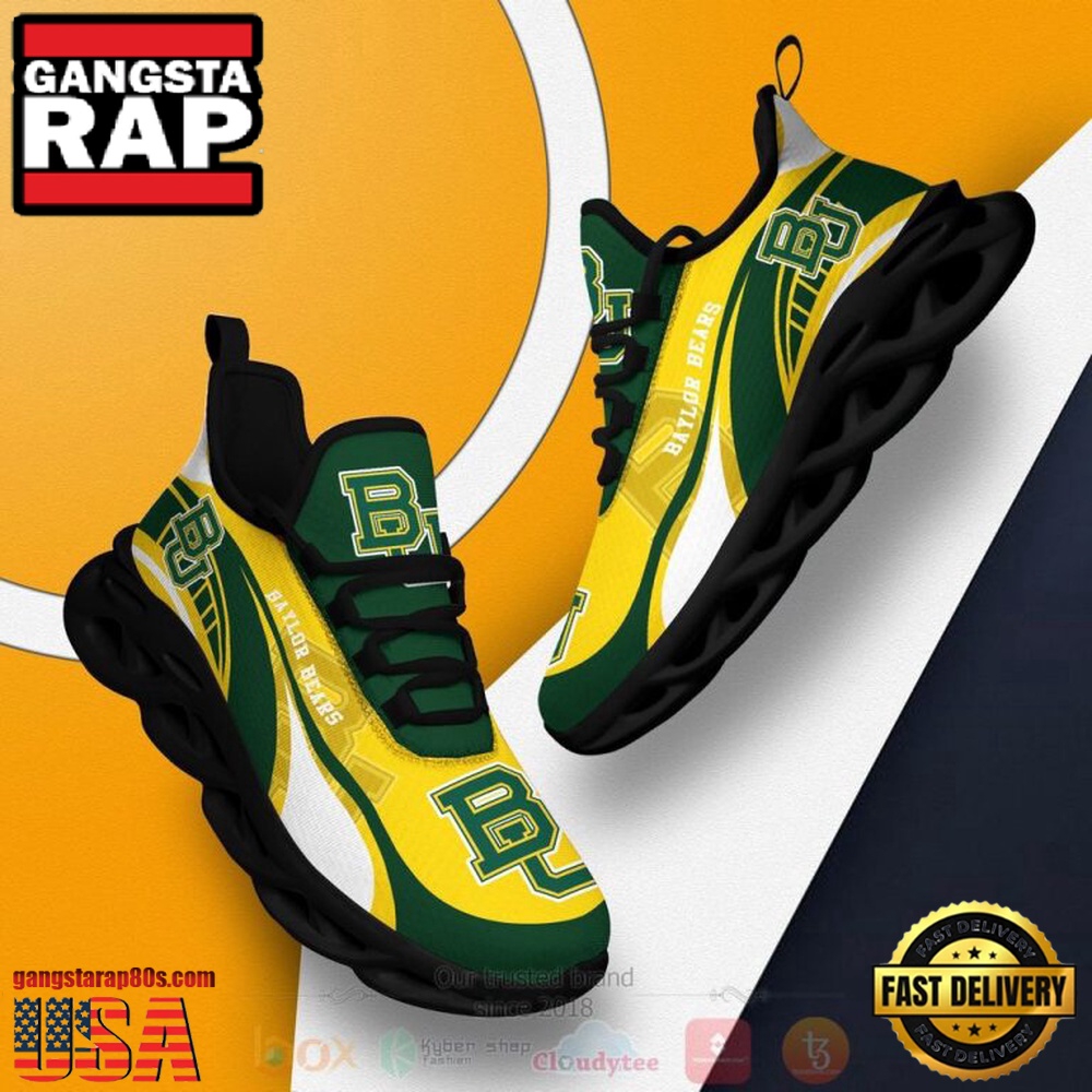 NCAA Baylor Bears Football Clunky Unique Design Max Soul Shoes Running Sneakers NCAA Baylor Bears Football Clunky Unique Design Max Soul Shoes Running Sneakers