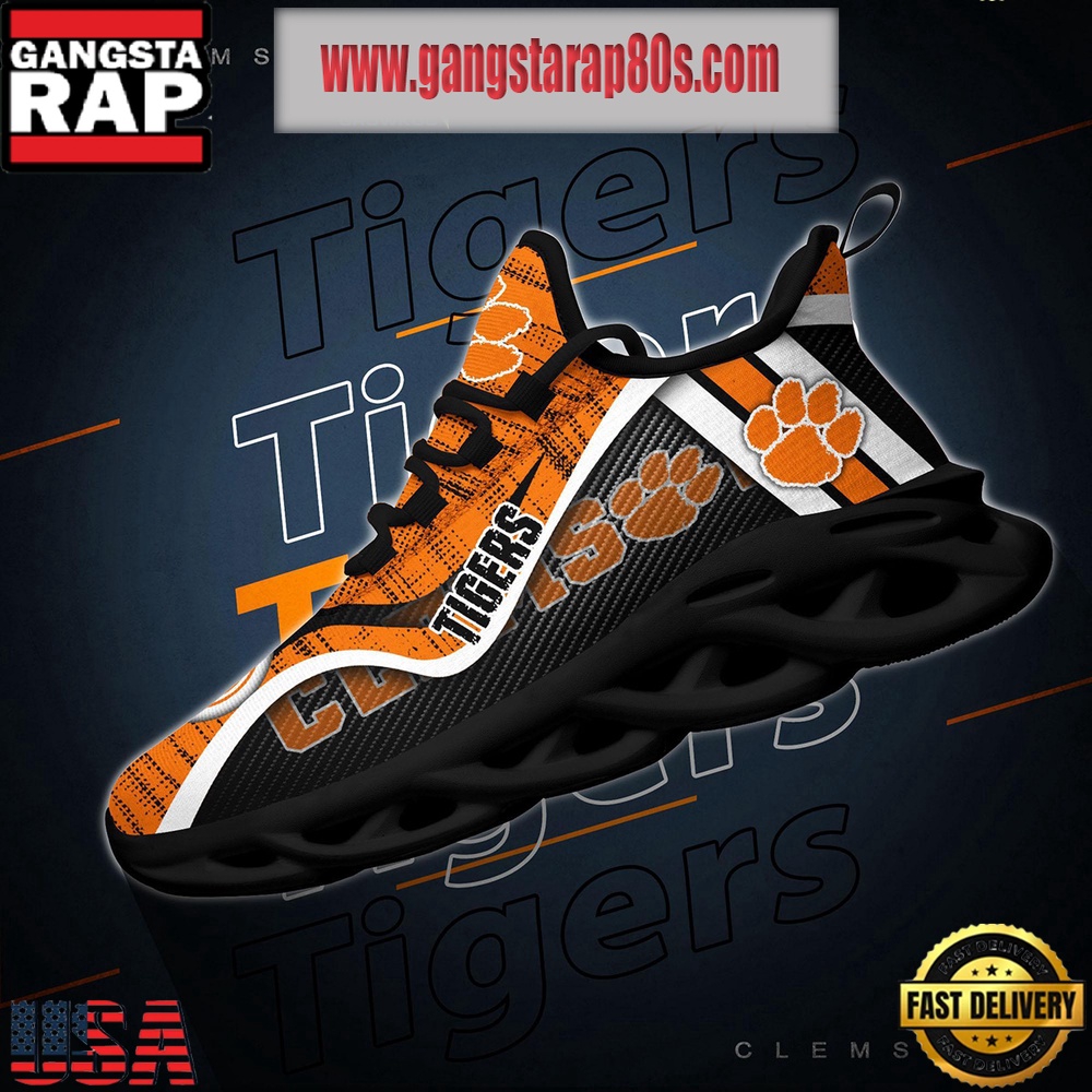 NCAA Clemson Tigers New Design Max Soul Shoes Running Sneakers NCAA Clemson Tigers New Design Max Soul Shoes Running Sneakers
