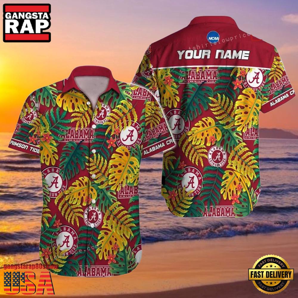 NCAA Custom Alabama Crimson Tide Style Hot Trending Summer Aloha Shirt NCAA Custom Alabama Crimson Tide Style Hot Trending Summer Aloha Shirt